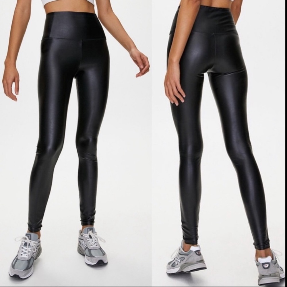 Aritzia Daria Wilfred vegan leather legging